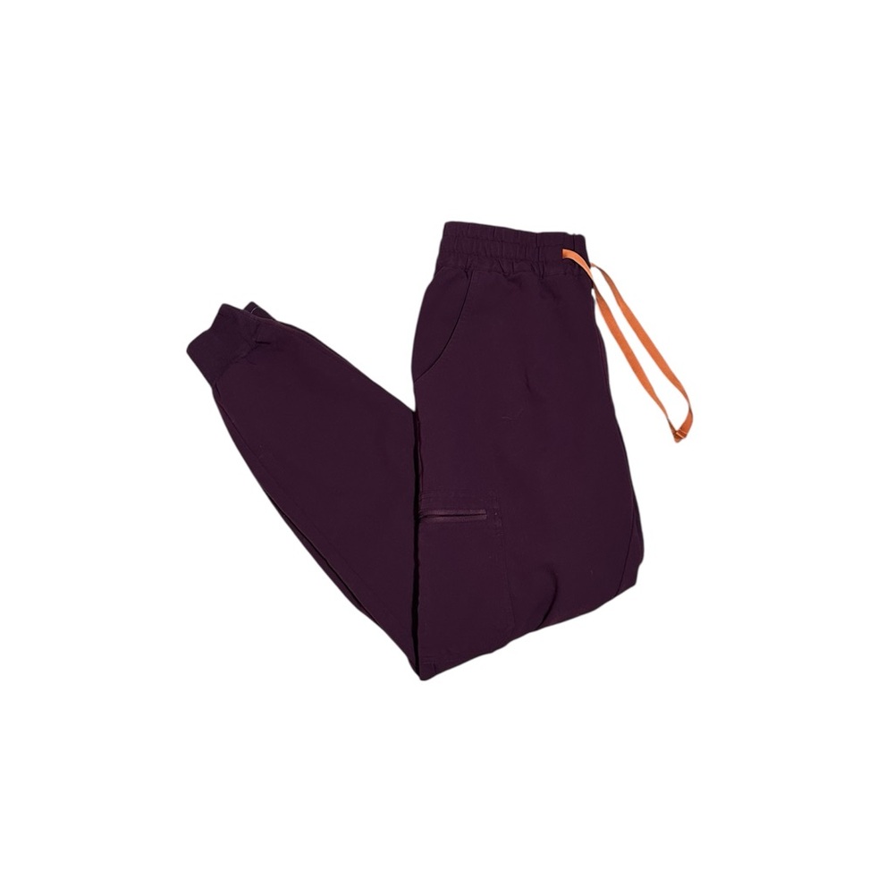 Figs Uman Relaxed Jogger Purple Scrub Pants, Size Tall Small (S/T)